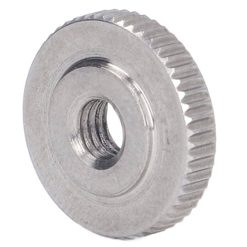 Knurled Thumb Nut 304 Stainless Steel Knurled Flat Head Through Hole Handle Nut Tightening Nut Knurled Knob(M6) M6