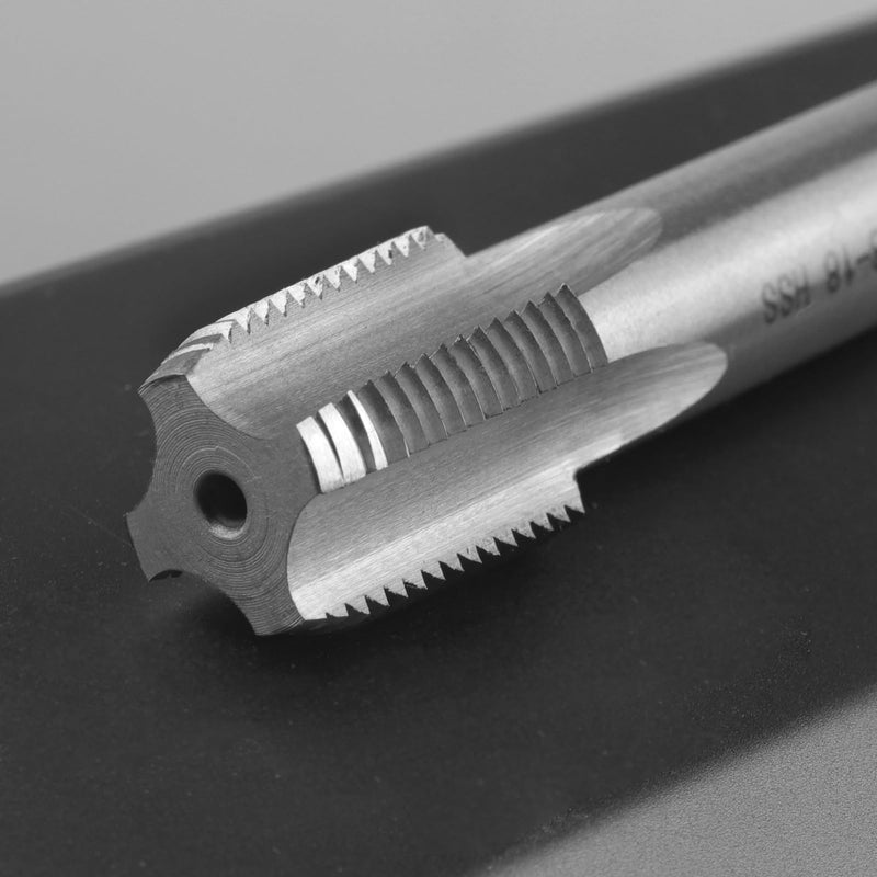3/8" - 18 NPT Pipe Tap,1pc M2 NPT Tapered Pipe Thread Tap, Used for Conventional Machine Tapping or CNC Tapping, Can Tap Steel and Stainless Steel 3/8"-18