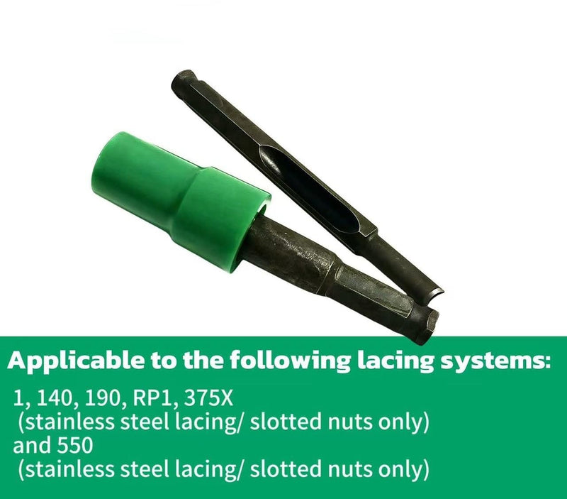 HW1 + HP1 Lacing Tools for Flexco Fasterners 1, 140, 190, RP1; Value Power Punch & Power Wrench Set #30463#30447