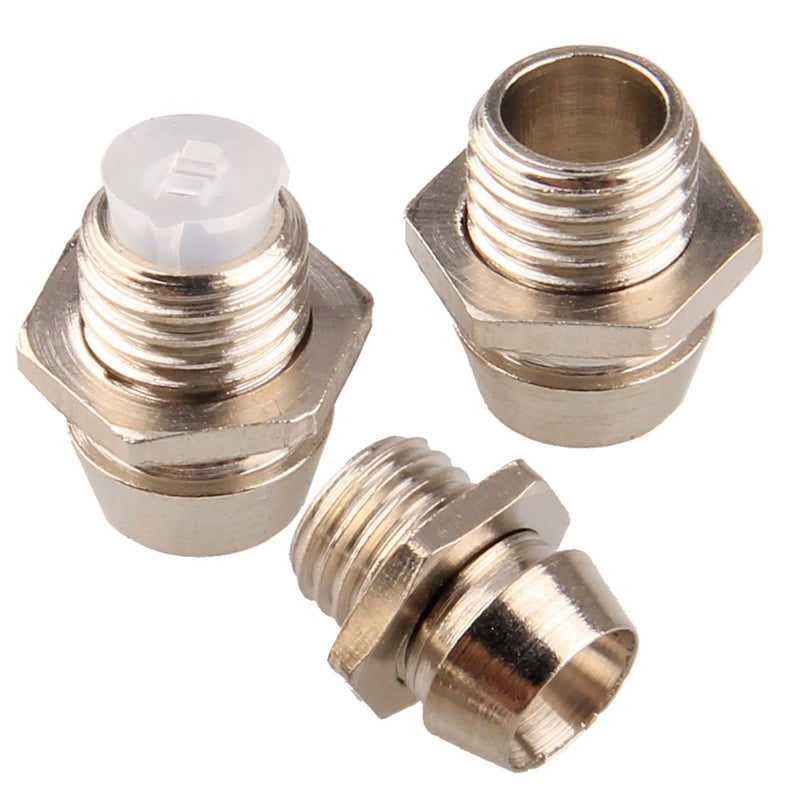 3mm Metal LED Emitting Diode Bezel Holder Panel Display Socket Base (Pack of 50)