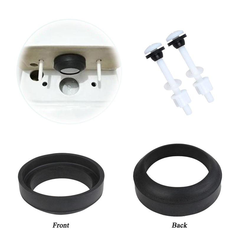 2" Toilet Flush Valve Replacement Kit Compatible with American Standard Flair Series Toilets Two Piece Replace Part 738356-0070A Toilet Drain Valves with Flapper, Include Install Hardware