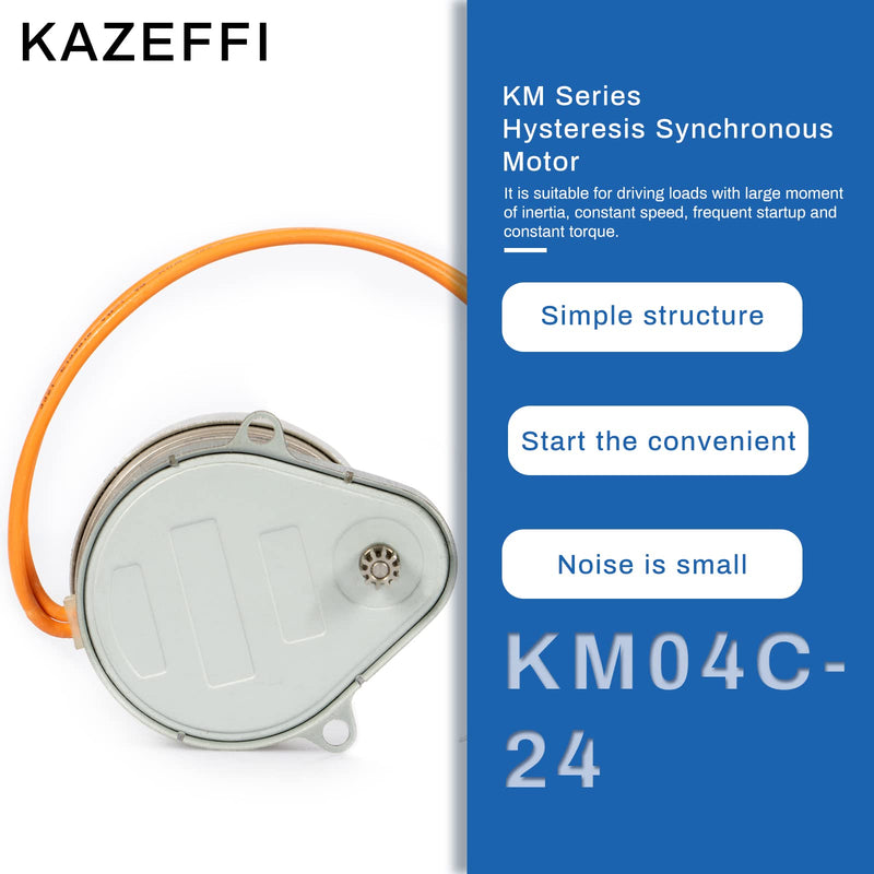 Synchron Motor 24V 4RPM Replacement for Honeywell Motor 802360JA，Used in V8043/8044 Honeywell Zone Valve Control