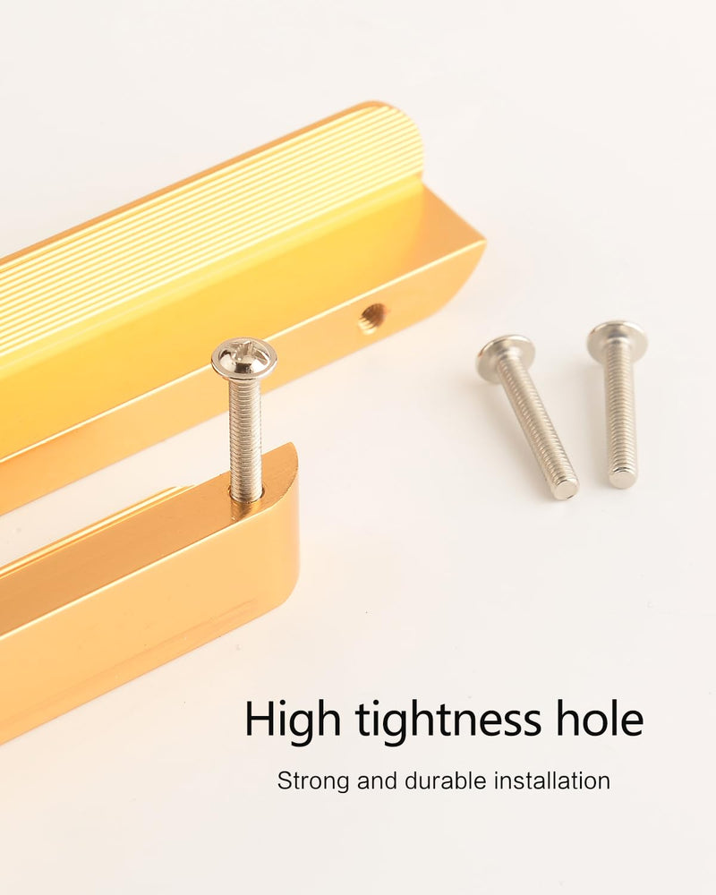 5 Pack Gold Drawer Pulls Dresser Handle Cup Handles for cabinets 6.3 Inch(160mm) Hole Center Modern Minimalist Furniture Hardware 6.3 Inch(160mm) Gold-5 Pack