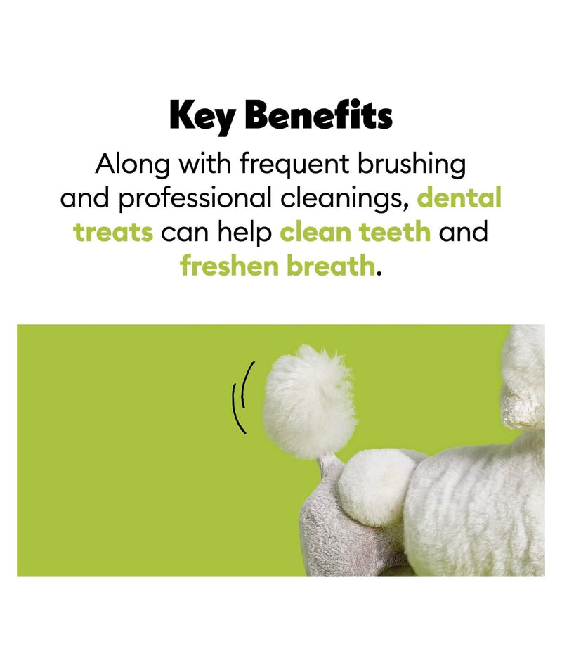 Wiggles & Wags Puppy Dental Sticks, Chicken Flavor, 5.1 oz, 10 Count with DN Essentials Bone Waste Bag Dispenser & Roll