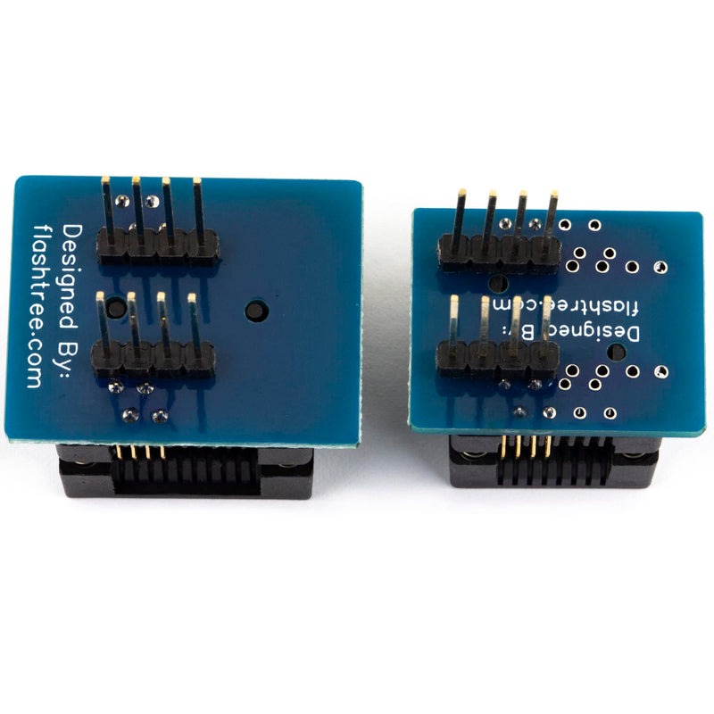 SOP8 to DIP8 IC Socket 150mil and 200-208mil SOP8 Programmer Adapter Socket Converter Module (150 and 200 mils (Each 1)) 150 and 200 mils (each 1)