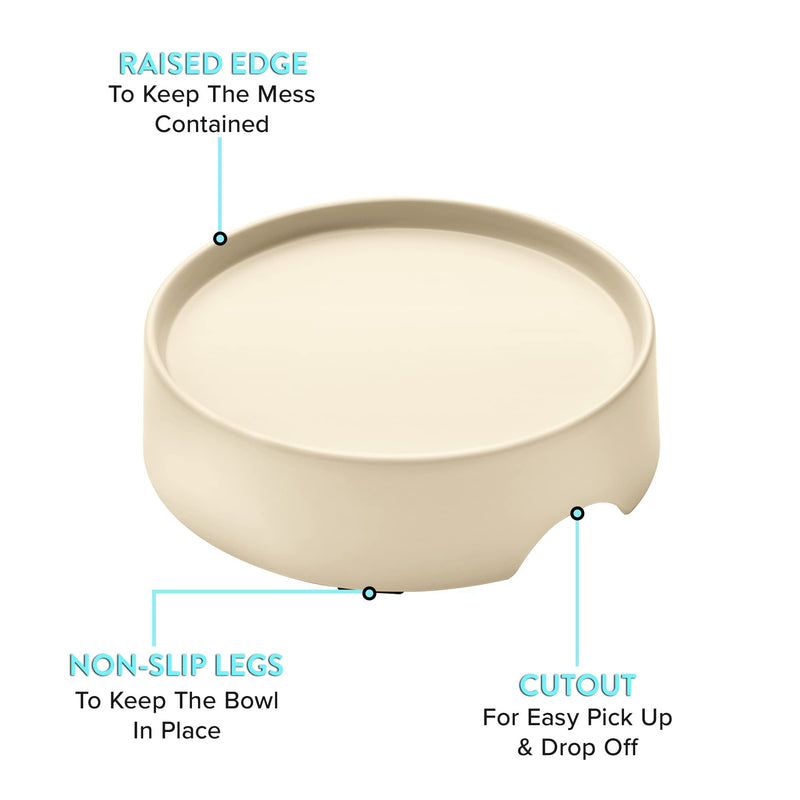 CatGuru Food Table (Sand) Sand - PawsPlanet Australia