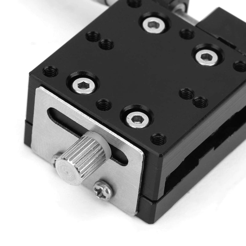 Walfront SEMX25-AS X Micrometer Linear Stages Manual Precision Linear Stage 25 * 25mm Fine-Tuning Cross Roller, Knives and Accessories