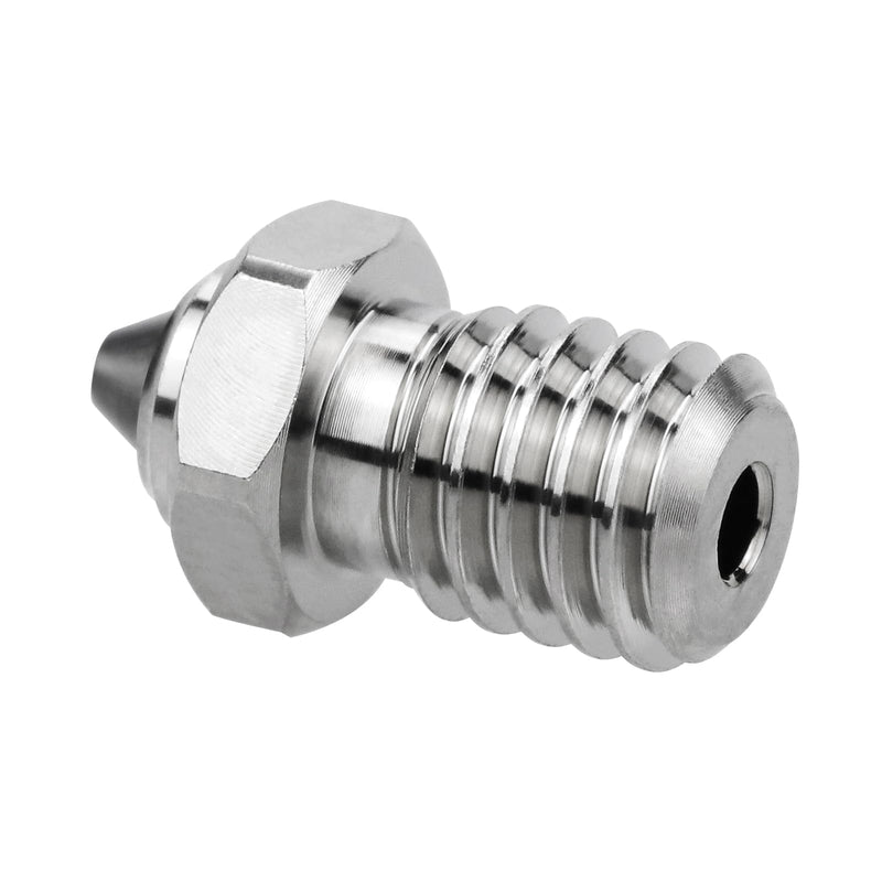 SeulQir Dual-Metal Tungsten Carbide Tip E3D V6 Nozzle, 0.6mm 3D Printer nozzles for Prusa i3 MK3S/Mini,Anycubic i3 Mega/Kobra/Kobra Neo 3D Printer and More (0.6mm E3D V6)