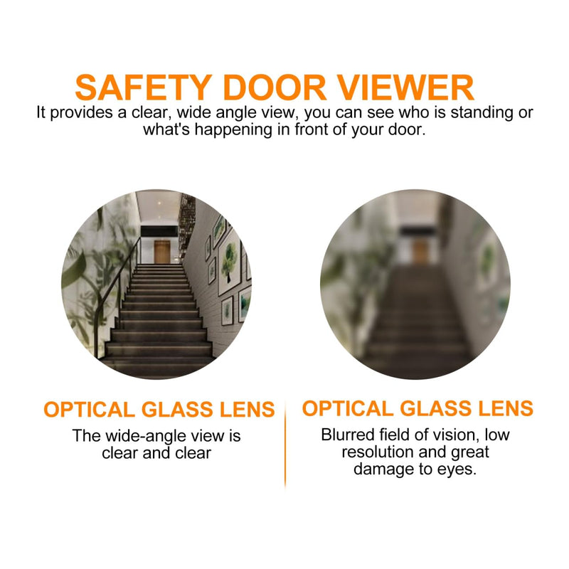 Wide Angle 800Tvl Cmos Video Door Eye Hole Camera Wired Security Peephole Viewer for Indoor Surveillance