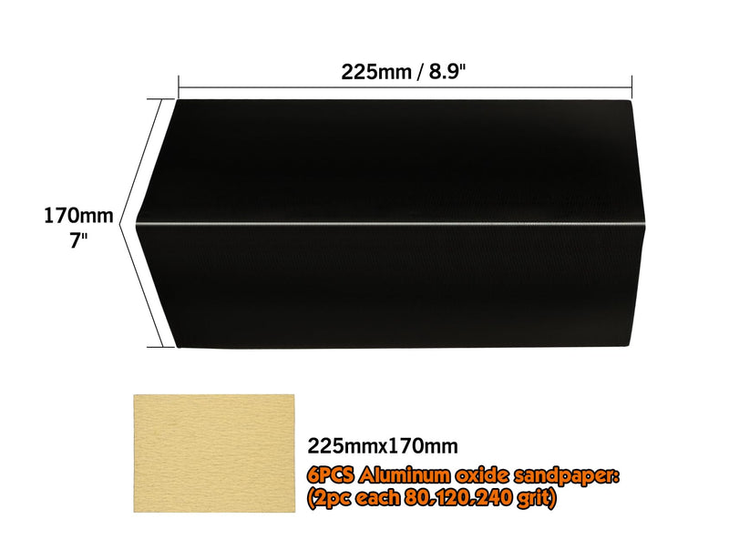 ROLLINGDOG Drywall Corner Sander - Hand Sander With 6PC Oxide Mesh Sandpaper for Corner Wall Cleaning and Polishing Corner Hand Sander