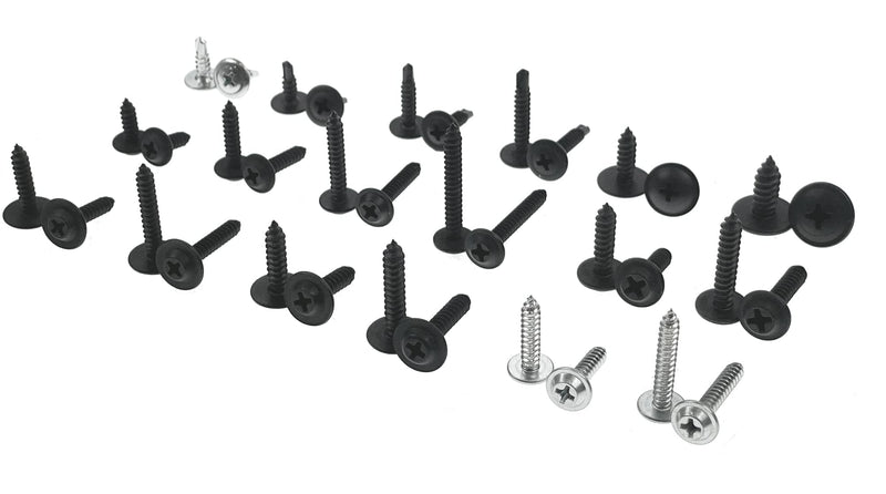 Swordfish 32750-255pc Phillips Trim Screw Self Tapping Self Drilling Tek Screw Washer Head Screw Assortment