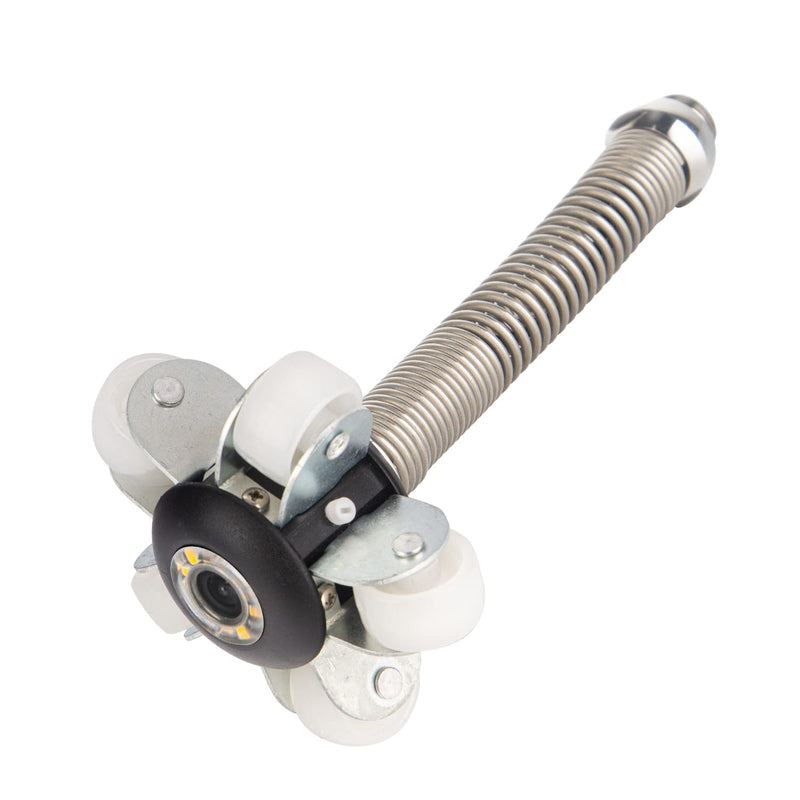 17mm Sewer Camera Head Probe Protective Cover with 90mm/3.5" Guide Wheels - Sewer Camera Protective Cover for 0.67" Pipe Inspection - Prevents Pipe Wall Scratches 0.67in/17mm