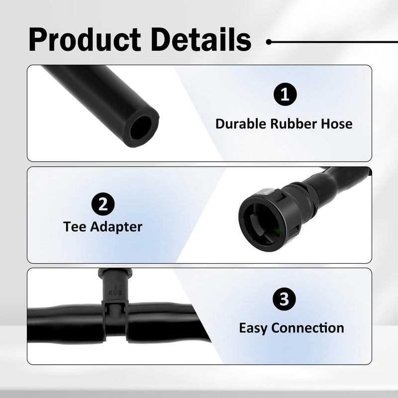 96-0190 EVAP System Leak Detection Kit Compatible with Low Pressure Automotive Smoke Machine Adapter Set, for Most Automobile and Light Truck Smoke Machine Detection