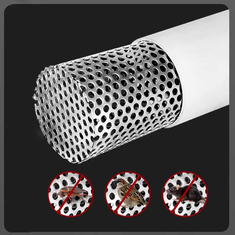 304 Stainless Steel Perforated Sheet 9.8"x39.4", 0.12" Hole, 0.02" Thick | 304 stainless steel sheet,9.8"x39.4",0.12" holes.Corrosion-resistant. Perfect for ventilation, filtration, and DIY projects perforated sheet 3