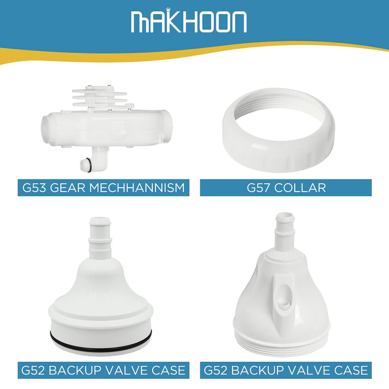 MAKHOON Upgraded G52 Backup Valve Replacement for Polaris Pool Cleaner Parts, Compatible with Polaris 180,280,380,480,3900 Pool Cleaner, The Valve Body has Been Reinforced，Longer Life Than Zodiac G52 G52-1