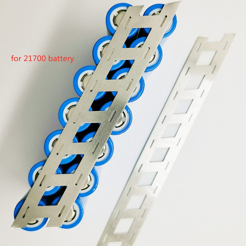 SUIDI Pure Nickel Strip 21700 2p 0.15x27.5x21.5mm (5M) Nickel Strips for Battery Welding 0.15mm Thick, Diagonal Row Without Holder for 21700 Cell Pack spot Welding 0.15x27.5x21.5 5M