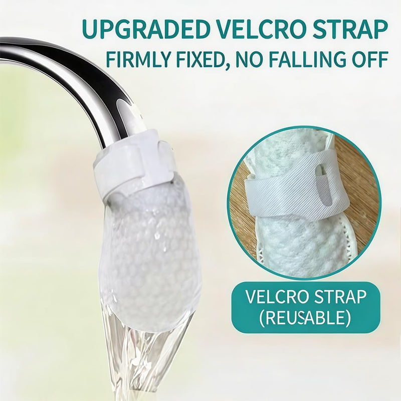 100pc*1000 Mesh Universal Faucet Filter Bag, Water Filter for Sink Faucet, Food Grade Non-Woven Replaceable Sleeve to Remove Limescale Sand Rust for Kitchen Bathroom