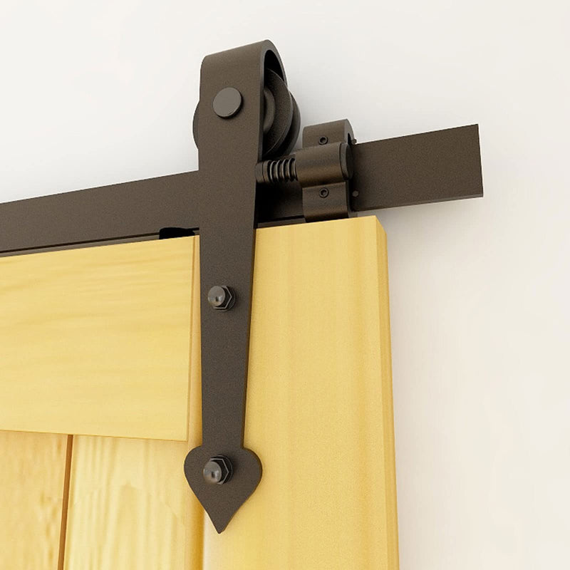 2PCS Adjustable Barn Door Stopper fit for 1.57inch/40mm Flat Track, Sliding Barn Door Hardware Accessories Replacement Upgrade-fit 1.57” wide rail