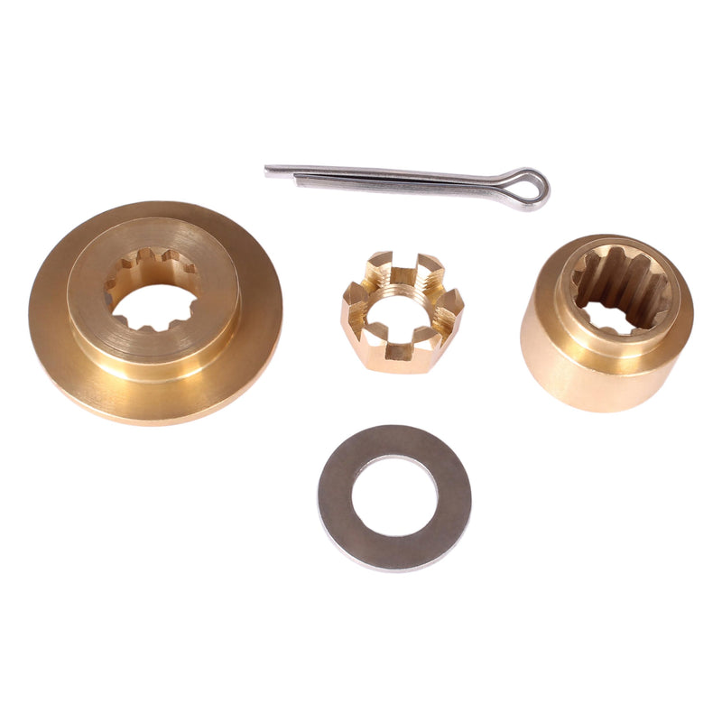 Boat Engine 57632-95J00 Stopper Propeller Bush / Thrust Washer, 57633-96300 09160-14028 Spacer, 09141-14008 Prop Nut Hardware Kit for Suzuki 25HP 30HP DF25 DF30, 5037037 5032105 for Evinrude Johnson