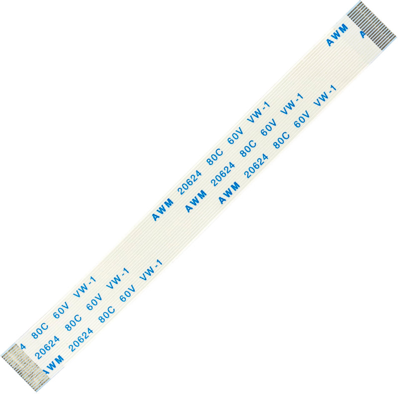 10pcs 0.5 mm Pitch 20 Pins for AWM 80C 60V VW-1 Flexible Flat FPC Cable FFC About 100mm Length - NewNest Australia