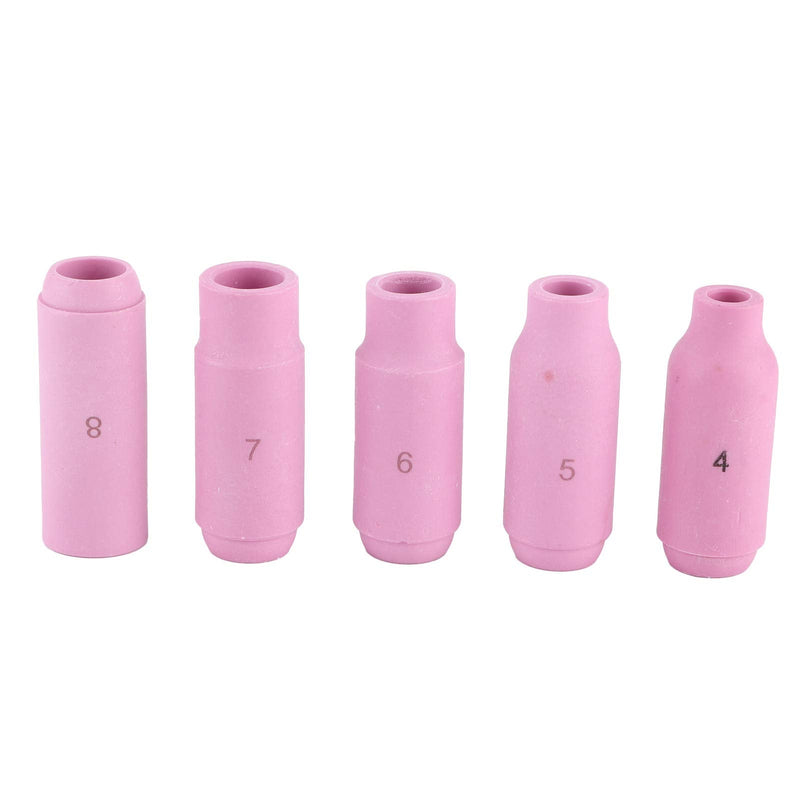 Akozon Welding Gun Accessory Kit 17Pcs Welding Nozzle Welder Tip with Tungsten Wire for Torch 17/18/26