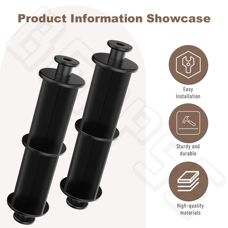 Set of 6 B-4288-9 B-2888 B-4288 B-4388 Toilet Paper Holder Roller Spindle Compatible with Bobrick Classic Contura Series Dispensers - Provides a Sturdy Replacement Roll for Toilet Paper Dispensers