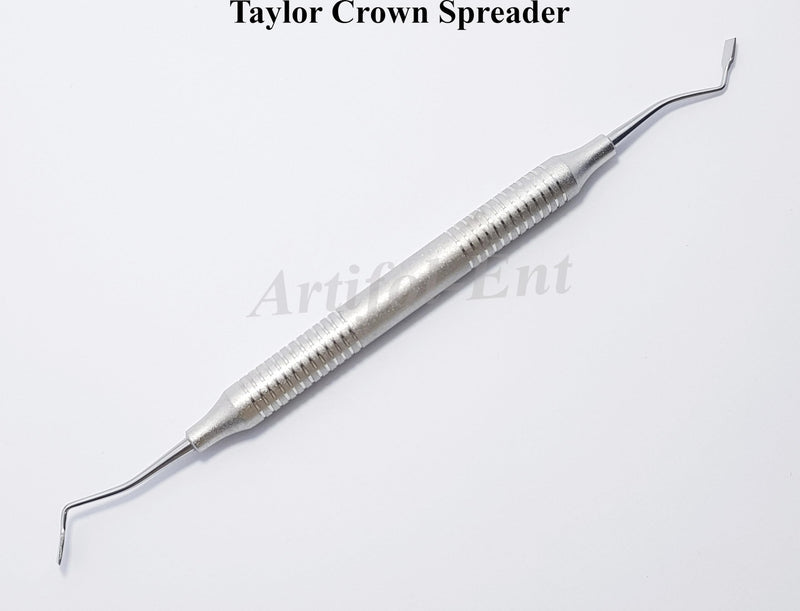 Dental Crown Spreader Double End Restorative Tools Nash Taylor Crown Spreader Stainless Steel Ergonomic Hollow Handle 3 Pcs # CRSPR