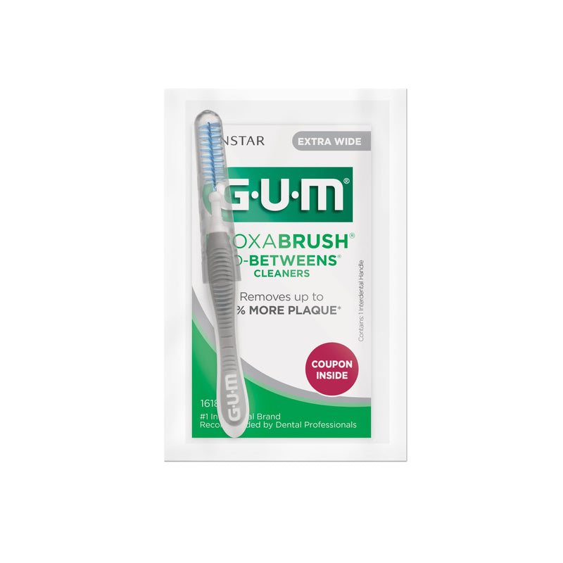 GUM Proxabrush Go-Betweens, Extra Wide, Interdental Brushes, 1618PQ, Professional Sample, 36 Count