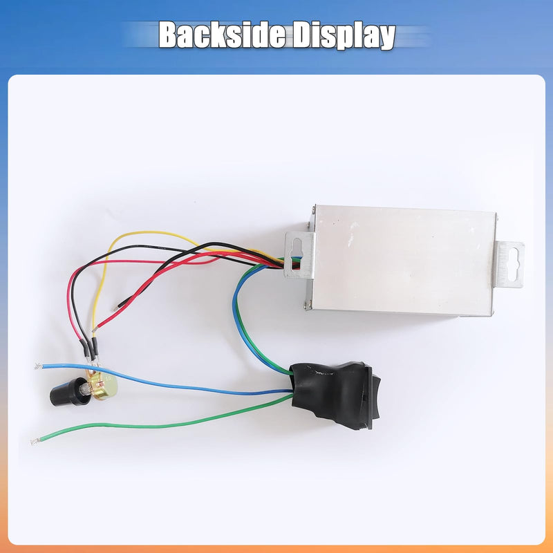 DC Motor Speed Controller ，DC 12V 24V 36V 48V 60V Motor Pulse Width Modulator Regulator Motor Variable Speed Controller with CW/CCW Switch, (1200W 20A CW/CCW Switch and Speed Switch) 1200W 20A CW/CCW SWITCH And Speed Switch