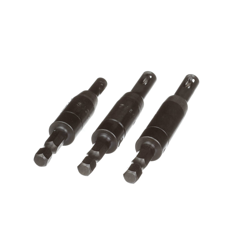 Bosch CC2430 Clic-Change 1/4 in. Self-Centering Drill Bit Assortment (3-Piece) 3pc Set