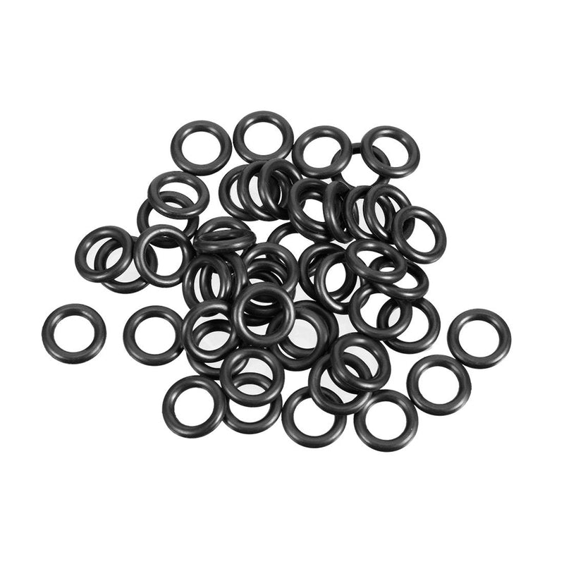 uxcell Nitrile Rubber O-Rings 8mm OD 5mm ID 1.5mm Width, Metric Sealing Gasket for Automotive Machine Plumbing, Pack of 50 5mmx8mmx1.5mm