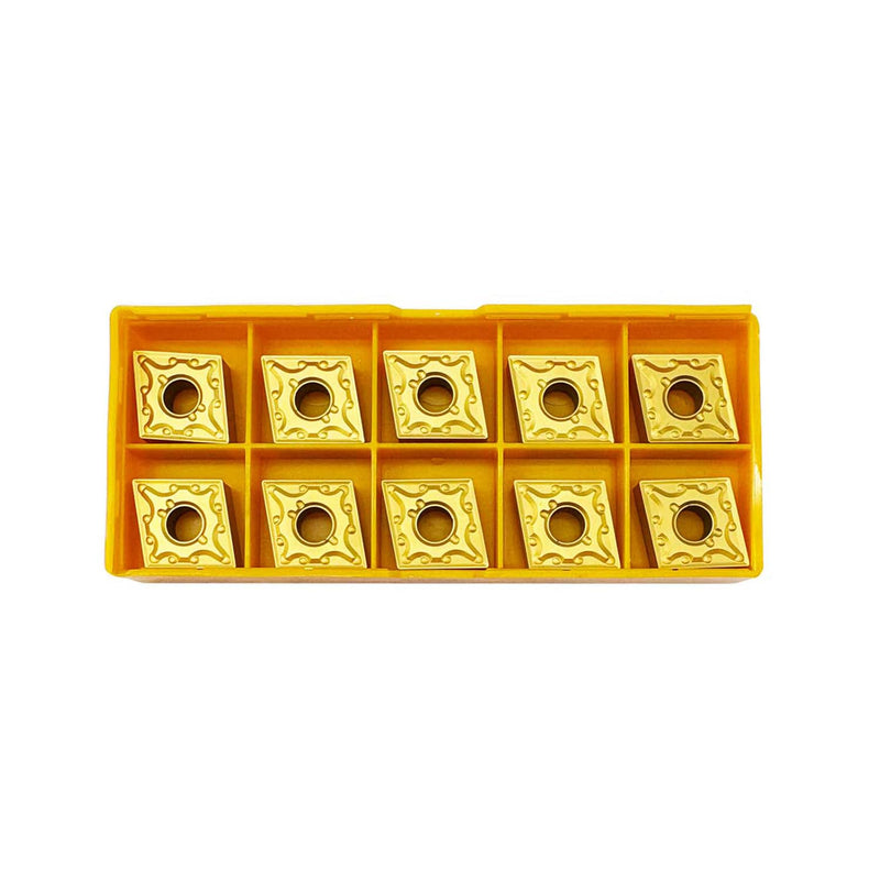 GBJ Lengthened 3/4in Shank Indexable Metal Lathe Turning Tool Holder with 10pcs CNMG431 Boring bar Inserts Carbide Turning Inserts for Steel (S12-MCLNR4+CNMG120404)