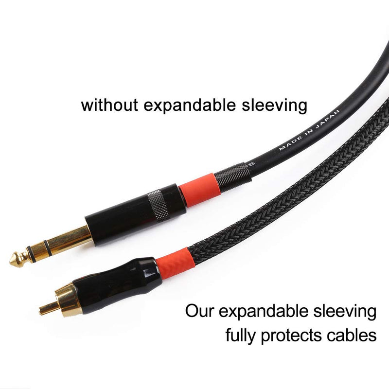 100ft - 3/4 inch PET Expandable Braided Sleeving – Black – Alex Tech Braided Cable Sleeve 3/4"-100ft
