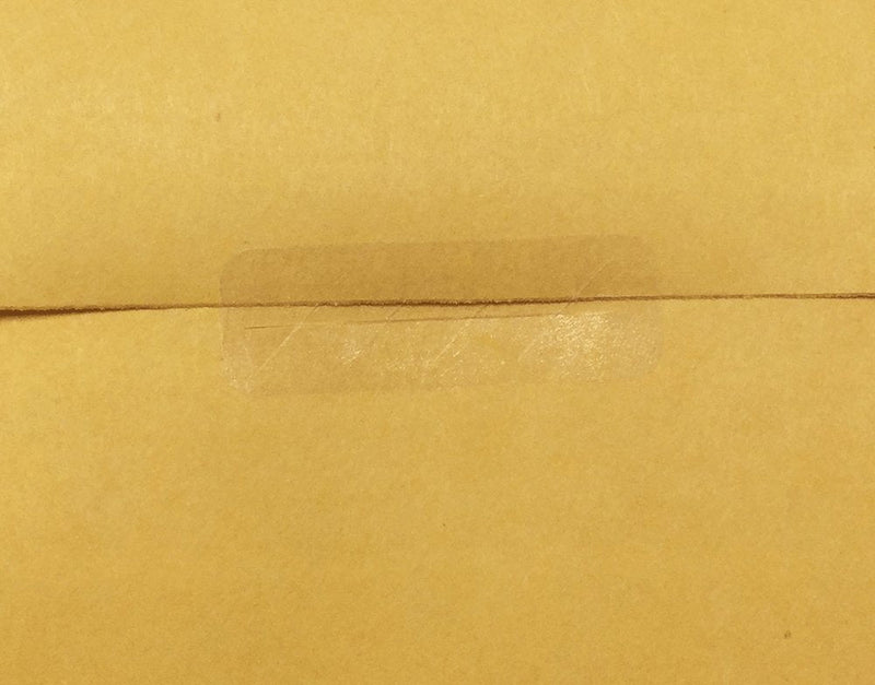 InStockLabels Ultra-Clear Seal Stickers, 500 Tamper Resistant Labels, Adhesive Security Seals, 0.5" x 1.5", Transparent Stickers for Packaging, Mailing, Retail, Food Containers & Shipping