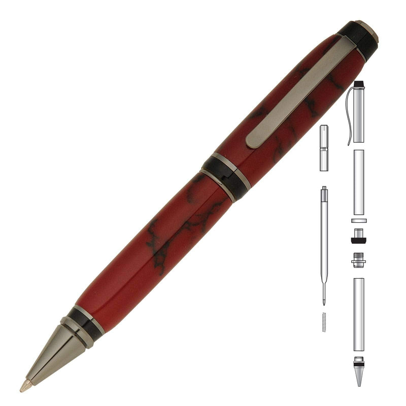 Penn State Industries PKBIGSS2 Big Ben Cigar Twist Ballpoint Pen Kit Starter Package Woodturning Project - NewNest Australia