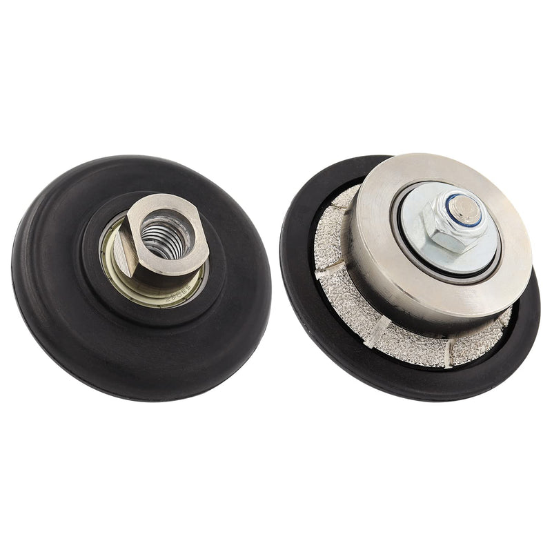 B5 Diamond Router Bits Hand Profile Wheel Profiler Vacuum Brazed for Granite Concrete Marble Edge 5/8-11 Thread (B5) B5
