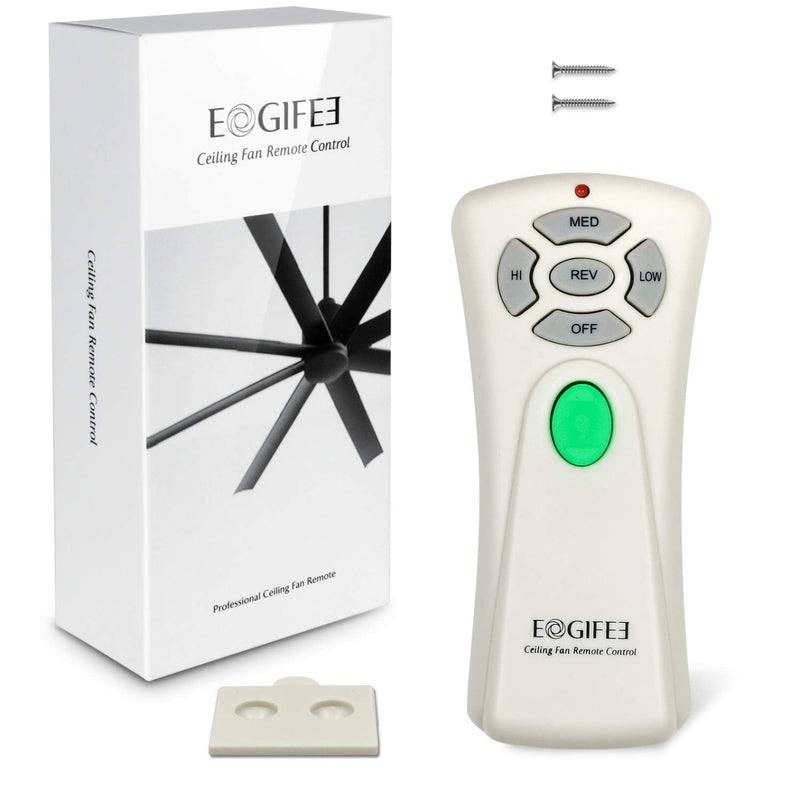 Ceiling Fan Remote Control with Reverse, Light Dimmer, 3 Speed Adjustable Control of Replacement of Hampton Bay CHQ7080T UC7080T Remote Control Only Remote
