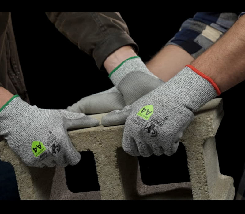 MAGID Griffin Gear ANSI A4 Liquid Repellent Nitrile Work Gloves , 12 Pairs, Size 9/Large, GPD452 Polyurethane Coating 12 Pair