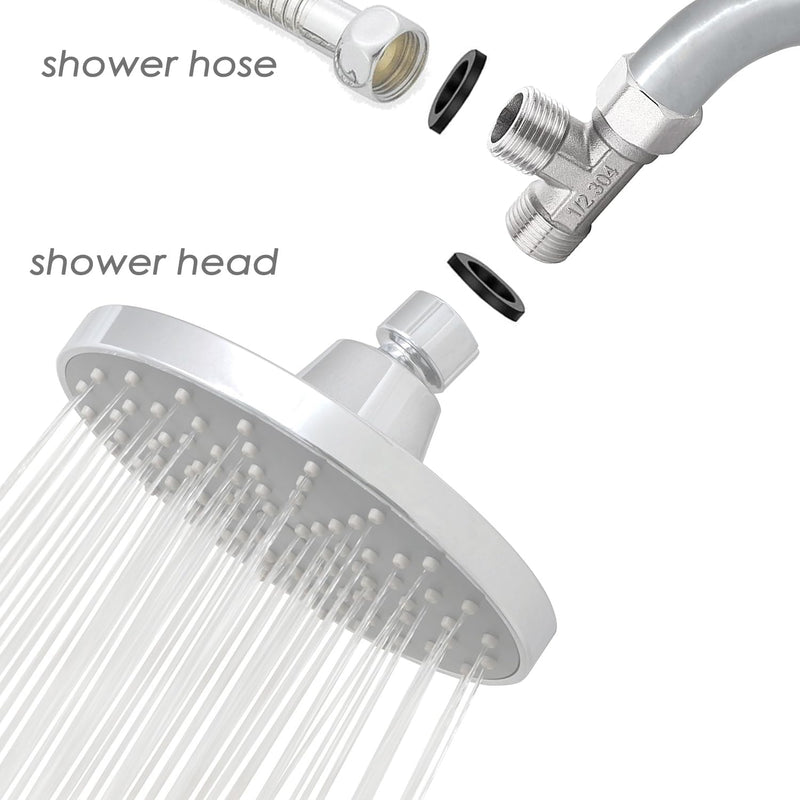 Beduan Stainless Steel 1/2" G 3 Way Diverter, Movable Cap Flexible Tee Connector for Angled Valve, Bidet, Sprayer, Shower Arm (All 3 way is 1/2 G threaded!!, Thread ID/OD is 19.8MM/3/4") 1/2" G Male(O.DXO.DXI.D:3/4"X3/4"X3/4", Left Movable Cap)