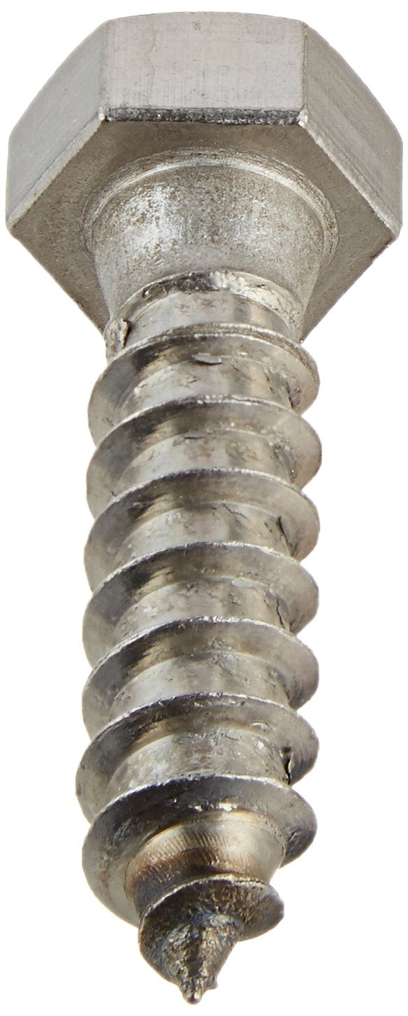 Hillman 832062 3/8 x 1-1/2-Inch Stainless Steel Hex Lag Screws, 25-Pack