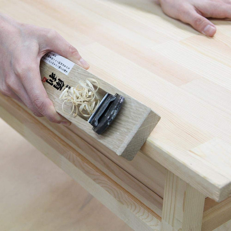 KAKURI Hand Plane 42mm for Woodworking, KANNA Japanese Block Plane Manual Hand Planer Tool for Chamfering and Smoothing, 7.0 x 2.1 x 1.6 inches, White Oak Body, Made in JAPAN Japanese Wood Plane 42 mm