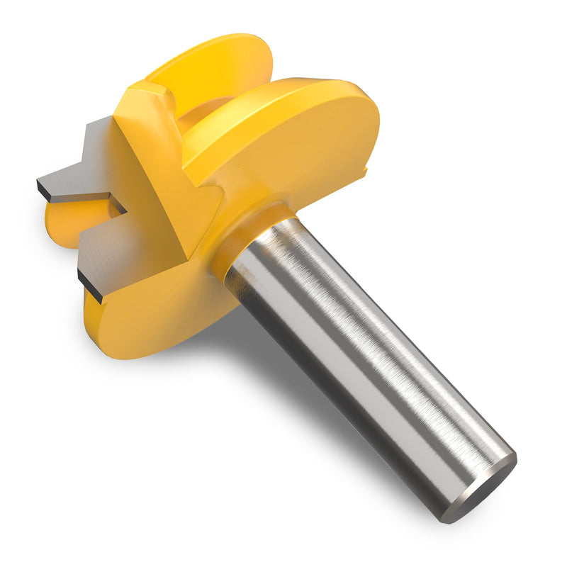 45 Degree Lock Miter Router Bits 1/2 Inch Shank Lock Miter Woodworking Tools Set Miter Router Bit Set, 3pcs Woodworking Tools Joint Router Bit Set-1/2”, 3/4”, 1" Cutting Height