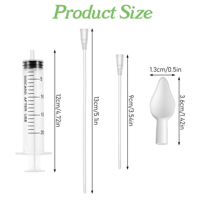 Baby Bird Feeding Syringe, Reusable Manual Bird Feeding Syringe with Spoon Tip and Soft Tube for Milk, Water, Liquid Food, Parrot, Small Pet