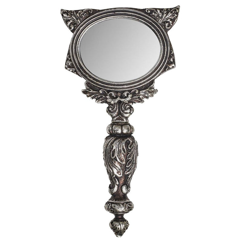 Alchemy Gothic Cat Hand Mirror