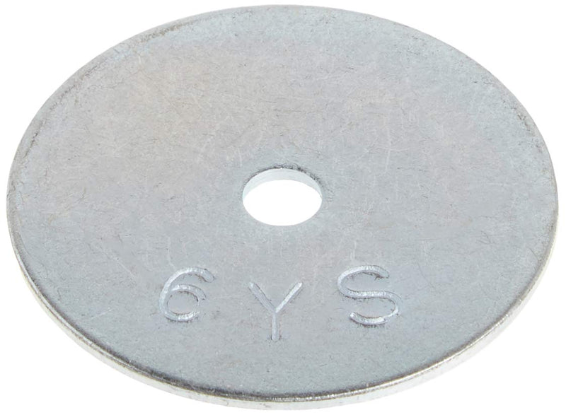 014973454791 Fender Washer, 1/4 x 2, 15, Silver 1 Count (Pack of 15)