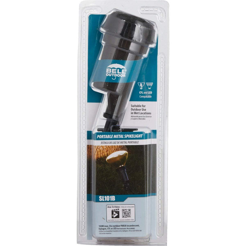 Hubbell-Bell SL101B Portable Spike Light Par 38 Bulb Bronze Finish, 75-150 Watt Industrial