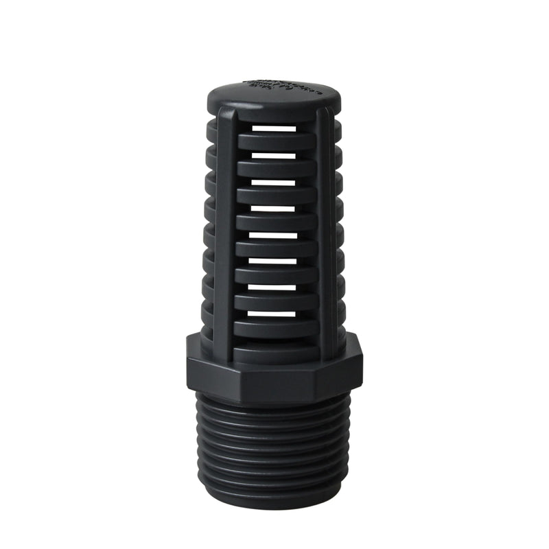 1 Inch Threaded Suction/Overflow Strainer, Screen Strainer 1 Inch Dark Grey 2 Pcs