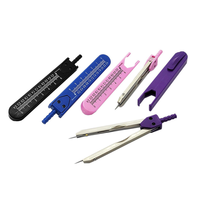 Purple EKG Calipers Measuring Tool, ECG Calipers Measuring Tool,Caliper Divider for Measuring Electrocardiographs Nurse Or Doctor Electrocardiogram Measuring Tool for Nursing,Calipers,Digital Calipers