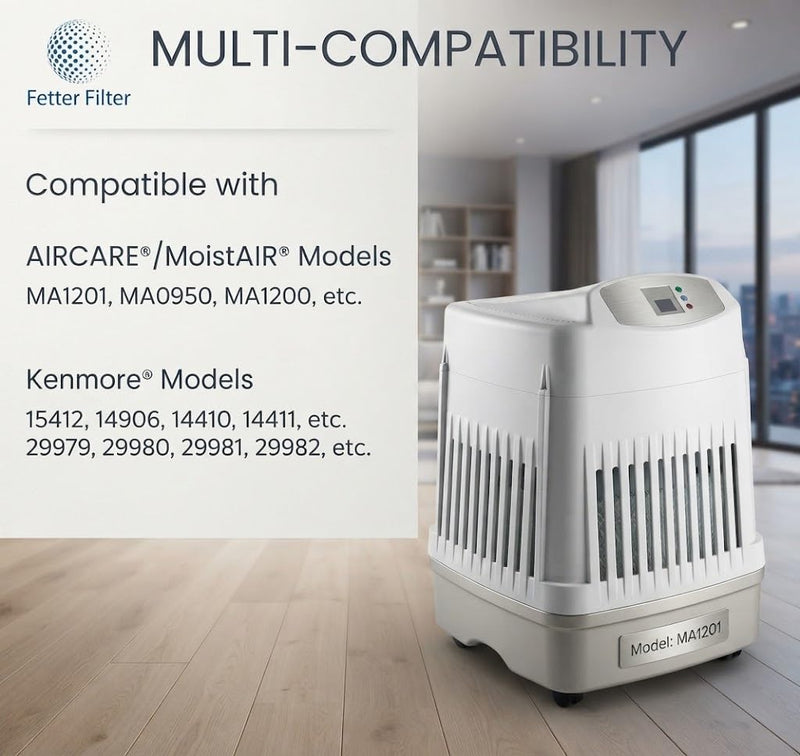 MAF1 Humidifier Wicking Filter for AIRCARE/Essick Air/Kenmore Consoles Pack of 2