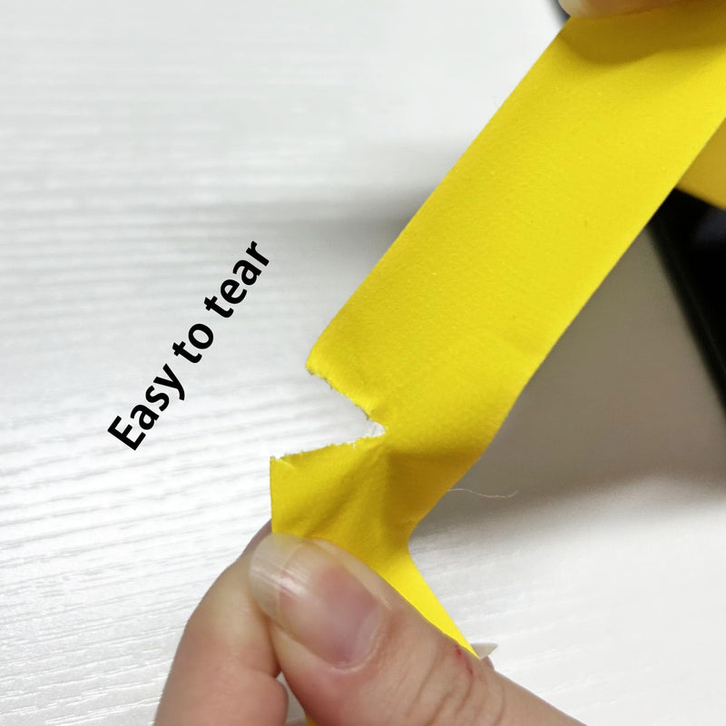 ROSEUP Gaffers Tape 1" x 33 Yards, Cloth Matte Yellow Tape, Non Reflective Gaffer Tape Heavy Duty Waterproof Easy to Tear Gaff Cloth Tape